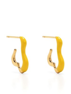 Missoma petites boucles d'oreilles bicolores Squiggle