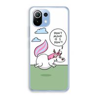 Unicorn: Xiaomi Mi 11 Lite Transparant Hoesje