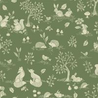 Dutch Wallcoverings Gronhaga - Ivar Green - Groen
