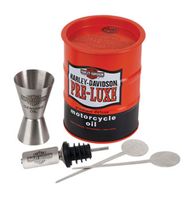 Harley-Davidson Oil Drum Cocktail Cadeau Set (LAATSTE KANS)