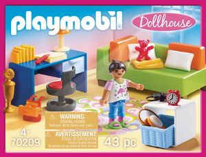 PLAYMOBIL Dollhouse - Kinderkamer met bedbank constructiespeelgoed 70209