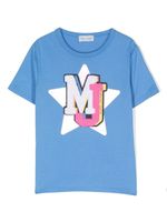 Marc Jacobs Kids t-shirt à logo appliqué - Bleu