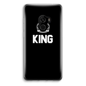 King zwart: Xiaomi Mi Mix 2 Transparant Hoesje