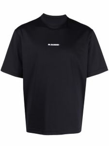 Jil Sander t-shirt à logo imprimé - Noir