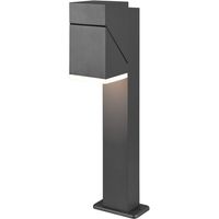 LED Tuinverlichting - Staande Buitenlamp - Trion Avirma - 7W - Warm Wit 3000K - Rechthoek - Mat Antraciet - Aluminium - 50cm LED Tuinverlichting - Staande Buitenlamp - Trion Avirma - 7W - Warm Wit 3000K - Rechthoek - Mat Antraciet - Aluminium - 50cm