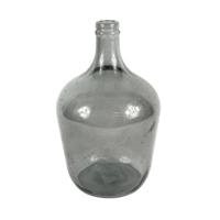 Fles gerecycled glas grijs 30 cm | 3 stuks