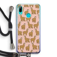 Alpacas: Huawei P Smart (2019) Transparant Hoesje met koord