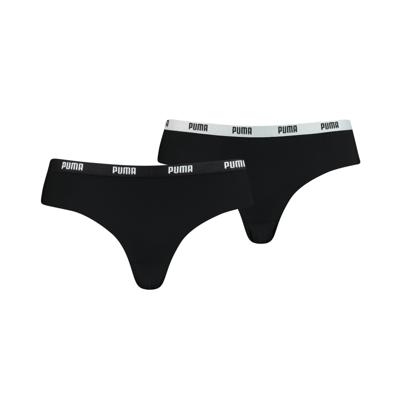 2-Pack dames brazilian slips - Microfiber dames ondergoed zwart