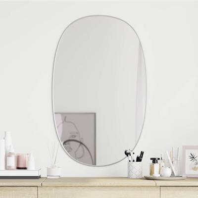 VidaXL Wandspiegel 70x45 cm zilverkleurig