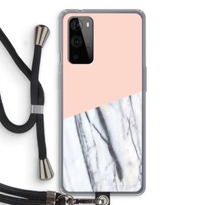 A touch of peach: OnePlus 9 Pro Transparant Hoesje met koord