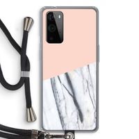 A touch of peach: OnePlus 9 Pro Transparant Hoesje met koord