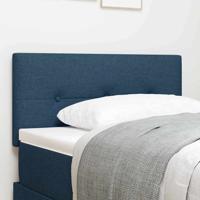 LED-hoofdbord met LED -striplichten Blauw 90 cm Stof