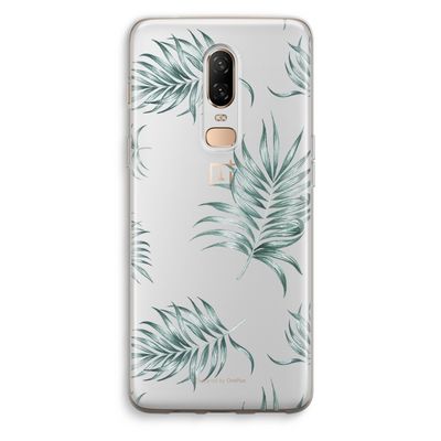 Simple leaves: OnePlus 6 Transparant Hoesje