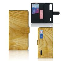 OPPO Find X2 Pro | Book Style Case | Licht Hout OPPO Find X2 Pro | Book Style Case | Licht Hout