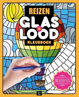 Glas in lood kleurboek Reizen - Overig (8712048321932)