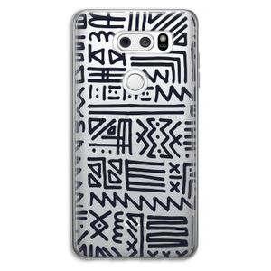 Marrakech print: LG V30 Transparant Hoesje