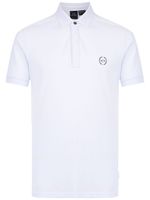 Armani Exchange polo à logo imprimé - Blanc