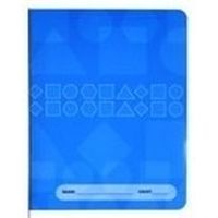3x Blauw basisschool oefenschrift A5