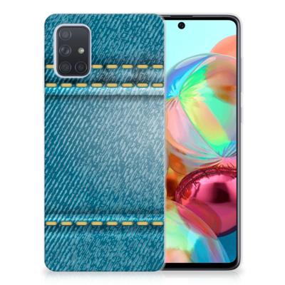 Samsung Galaxy A71 | Sillicone Back Cover | Jeans