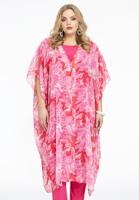 Yoek Kaftan-blouse FLORIDA | Rood | Maat 50/52