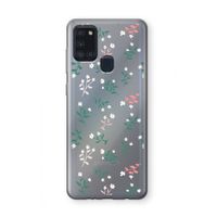 Small white flowers: Samsung Galaxy A21s Transparant Hoesje