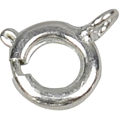 Creativ Company Veringsluiting, d 7 mm, zilver, 10 stuk/ 1 doos