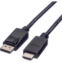 ROLINE RM DisplayPort Kabel DP - HDMI, M/M, zwart, 2 m