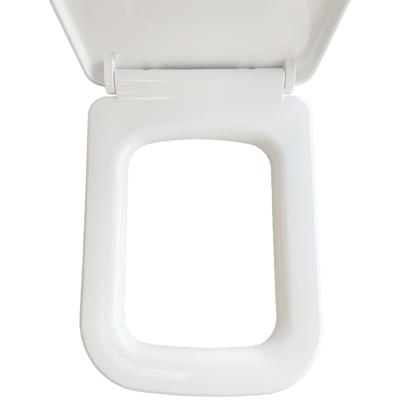 Wiesbaden Carré Toiletzitting - Softclose en Quick Release - Glans Wit