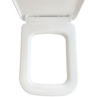 Wiesbaden Carré Toiletzitting - Softclose en Quick Release - Glans Wit