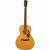 Fender PS-220E Parlor Natural elektrisch-akoestische westerngitaar met koffer