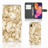 Samsung Galaxy A10 | Bookcase | Marmer Goud