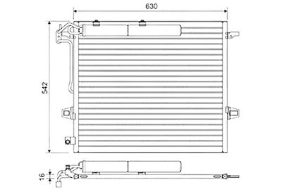Condensor, airconditioning 814025