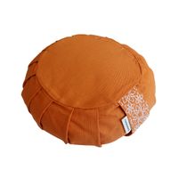 Meditation cushion zafu - Orange - thumbnail