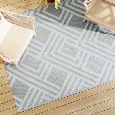VidaXL Buitenkleed arakil 160x230 cm pp grijs