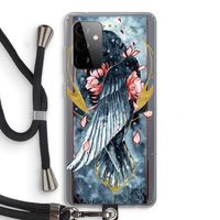 Golden Raven: Samsung Galaxy A72 5G Transparant Hoesje met koord