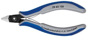 Knipex Precisie elektronica-zijsnijtang gebruineerd met meer-componentengrepen 125 mm - 7962125