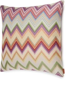 Missoni Home coussin Agadir à motif zig-zag - Orange