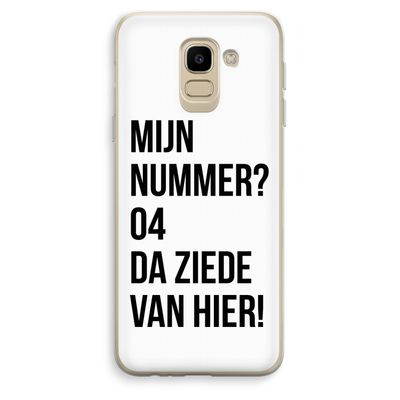 Da ziede van hier: Samsung Galaxy J6 (2018) Transparant Hoesje
