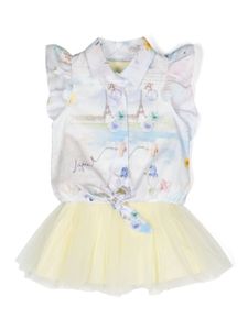 Lapin House ensemble robe sans manches et short - Jaune