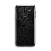 Vexx Black Mixtape: Samsung Galaxy J8 (2018) Transparant Hoesje