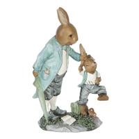 Clayre & Eef Multi Decoratie konijnen 12*7*19 cm 6PR3311 - thumbnail