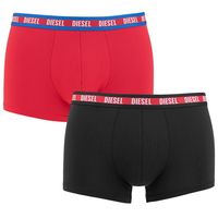 Diesel Boxershorts 55-D microfiber rood-zwart 2-pack - thumbnail