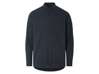 esmara Men Heren overhemd (Marineblauw, XL)