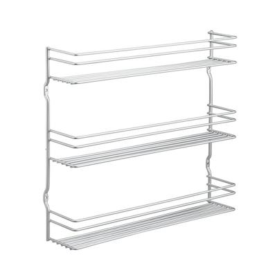 Metaltex space saver smart kitchen pepito kruidenrek 3 etages 36x32x8 cm zilver