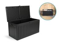 909 Outdoor Premium Opbergbox - 270L - 109 x 52 x 55 cm - Zwart
