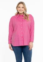 Yoek Blouse met knopen EQUAL STRIPE | Roze | Maat 58/60