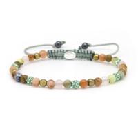 Karma Armband Spiral Coco XXS Green Crystal