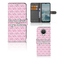 Nokia G10 | G20 Portemonnee Hoesje Flowers Pink DTMP