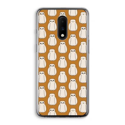 Uilen: OnePlus 7 Transparant Hoesje