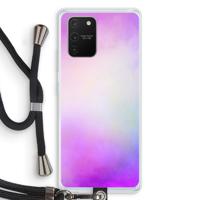 Clouds pastel: Samsung Galaxy S10 Lite Transparant Hoesje met koord